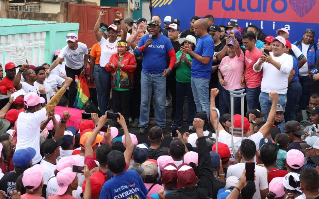 Movimiento Futuro cierra campaña en Zulia con multitudinaria marcha y llama a la participación en Aragua